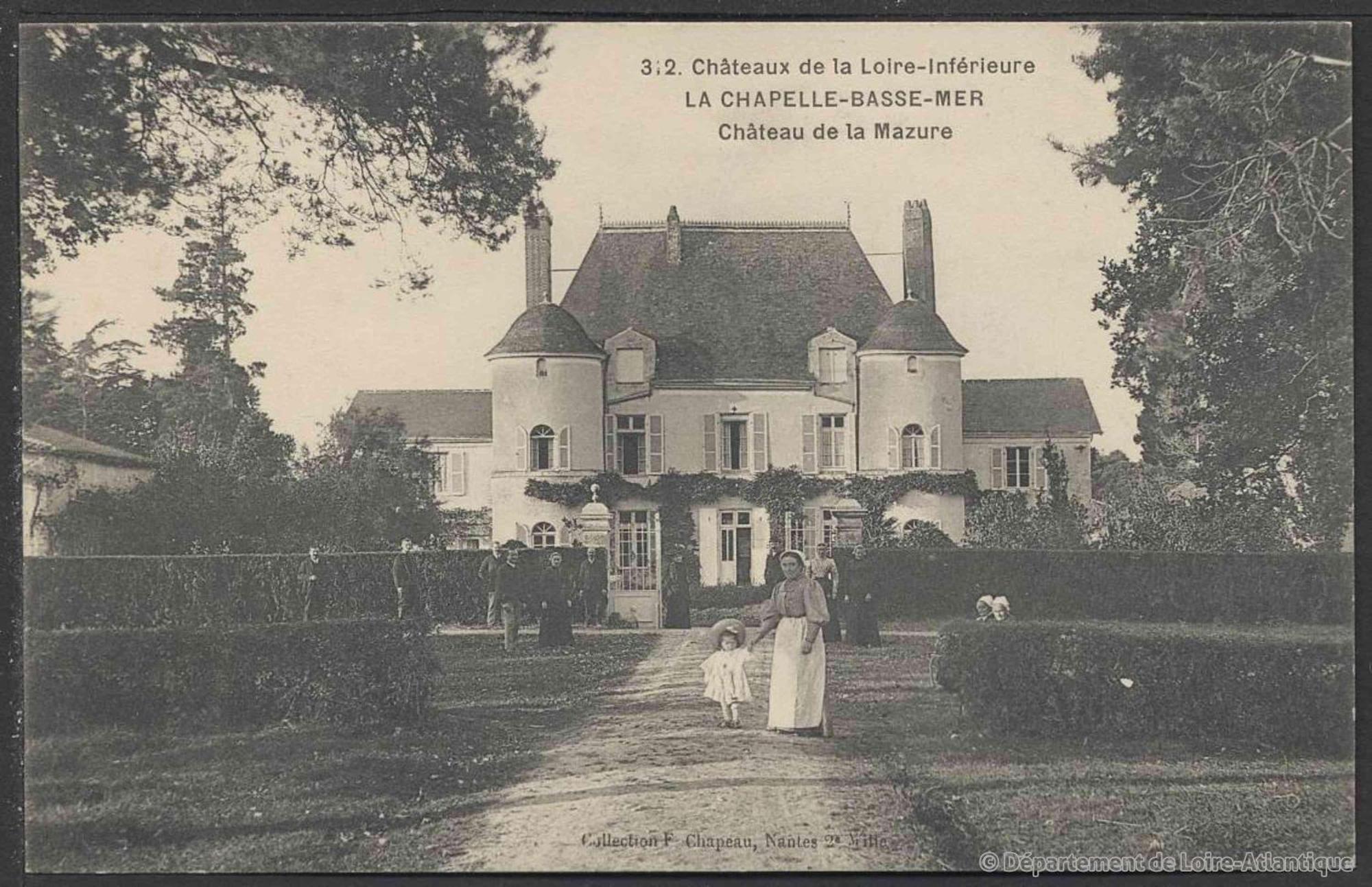 Domaine De La Mazure Bed & Breakfast La Chapelle-Basse-Mer Екстериор снимка